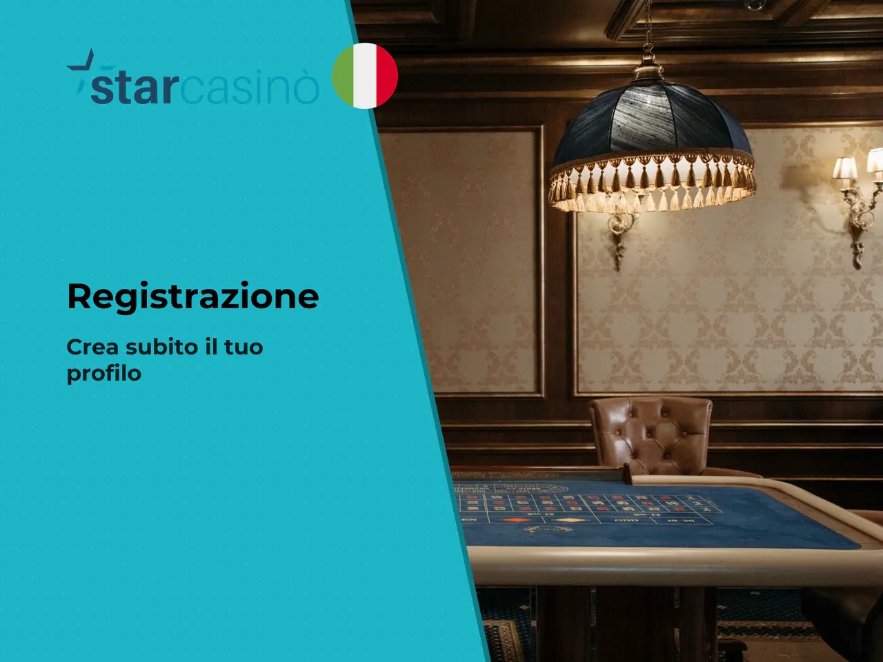 Registrazione e apertura del profilo. Percorso